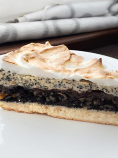 Almás-mákos linzertorta recept fotója