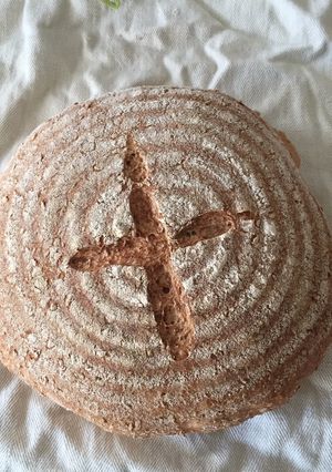 Foto di Pane semi integrale con lievito madre
