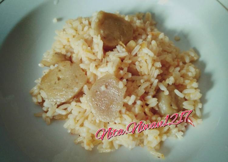 Resep Nasi goreng bakso sederhana Anti Gagal