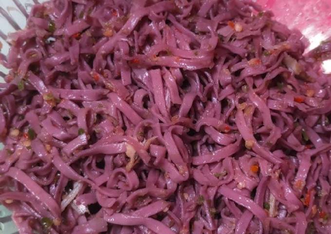 Resep Mie Goreng Ubi Ungu Oleh Eby S Kitchen Cookpad