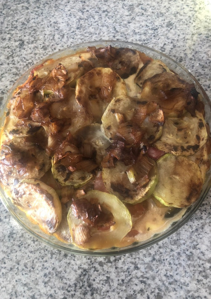 Una foto de Pastel de verduras