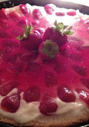 Una foto de Tarta de frutillas