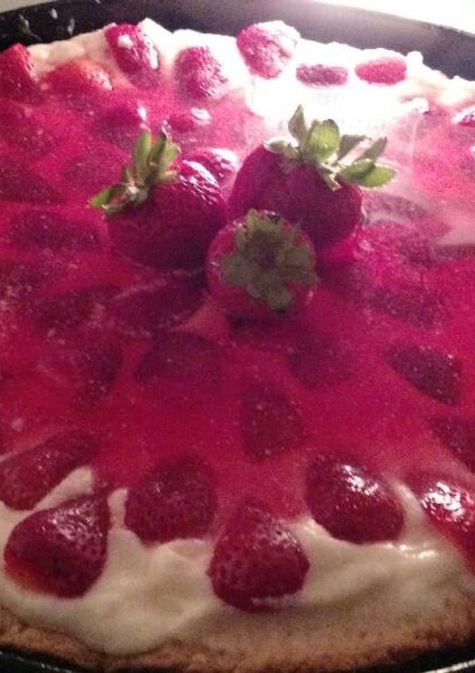 Una foto de Tarta de frutillas