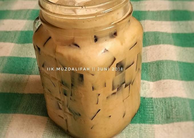 Bagaimana Menyiapkan Cappucino Cincau #menubukapuasa Anti Gagal