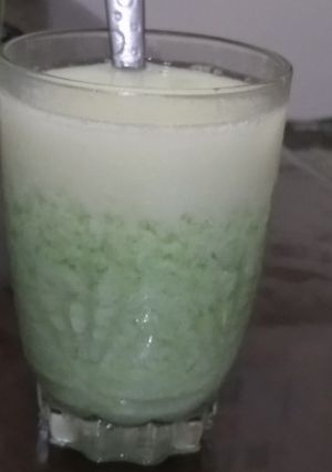 Foto resep Es Susu Tape Ketan Hijau