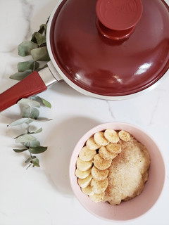 Una foto de Porridge de Avena y Bananas