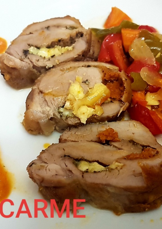 Una foto de Solomillo de cerdo relleno