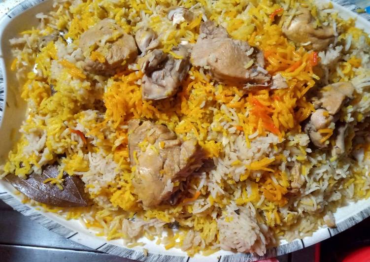 Chicken biryani colourfull