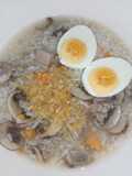Rice Porridge with Button Mushrooms