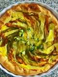 Tartă sărată cu ricotta și flori de zucchine
