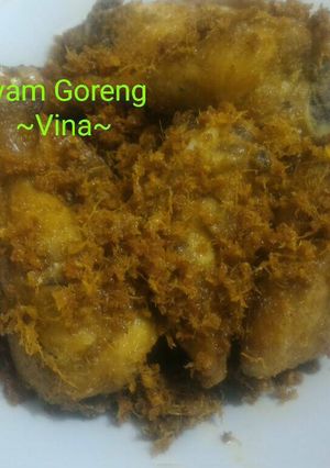 Foto resep Ayam goreng ala Rm. Padang