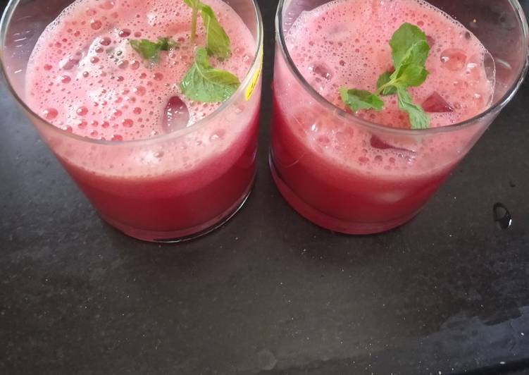 Step-by-Step Guide to Make Favorite Watermelon, refreshing juice summer special