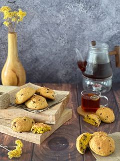 عکسی از دستور کوکی کدو حلوایی