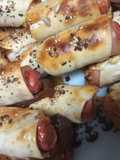 Salchichas enrolladas