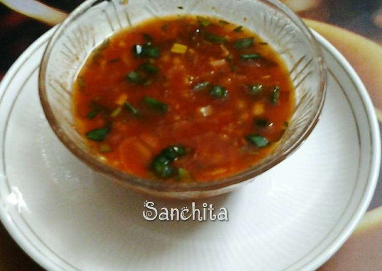 How to Make Super Quick Spicy Tomato Salsa restaurant style