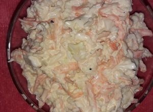 Una foto de Ensalada de col y zanahoria