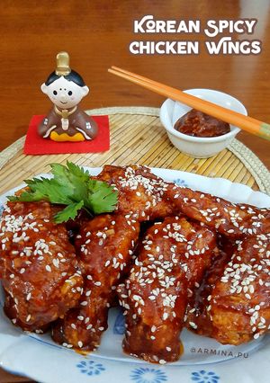 Foto resep Korean Spicy Chicken Wings