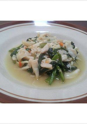 Foto resep Tumis jamur kangkung