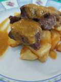Estofado de jarrete con patatas