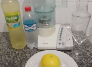 Una foto de Mojito de pomelo sin alcohol