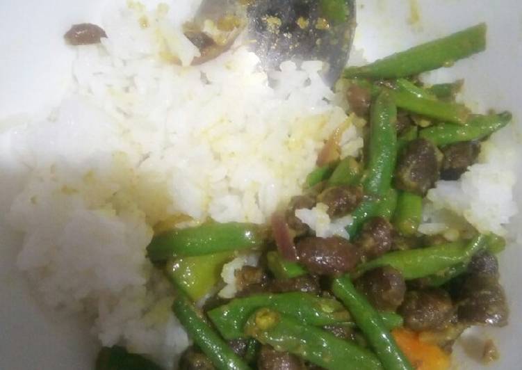 Rice French beans/black beans