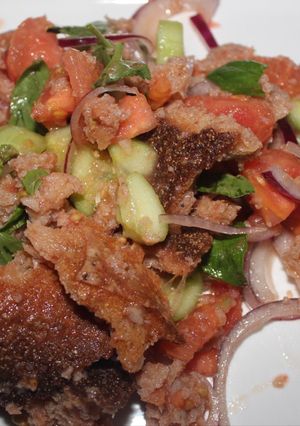 A picture of Panzanella - Tuscan Tomato & Bread Salad.