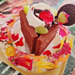 A picture of Choco creamy triangle.