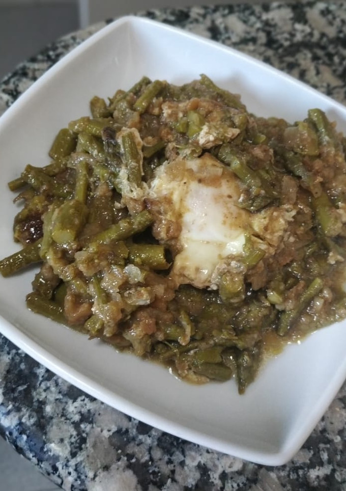 Una foto de Guiso de espárragos