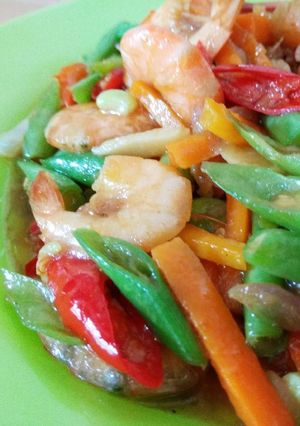 Foto resep Tumis sayur udang