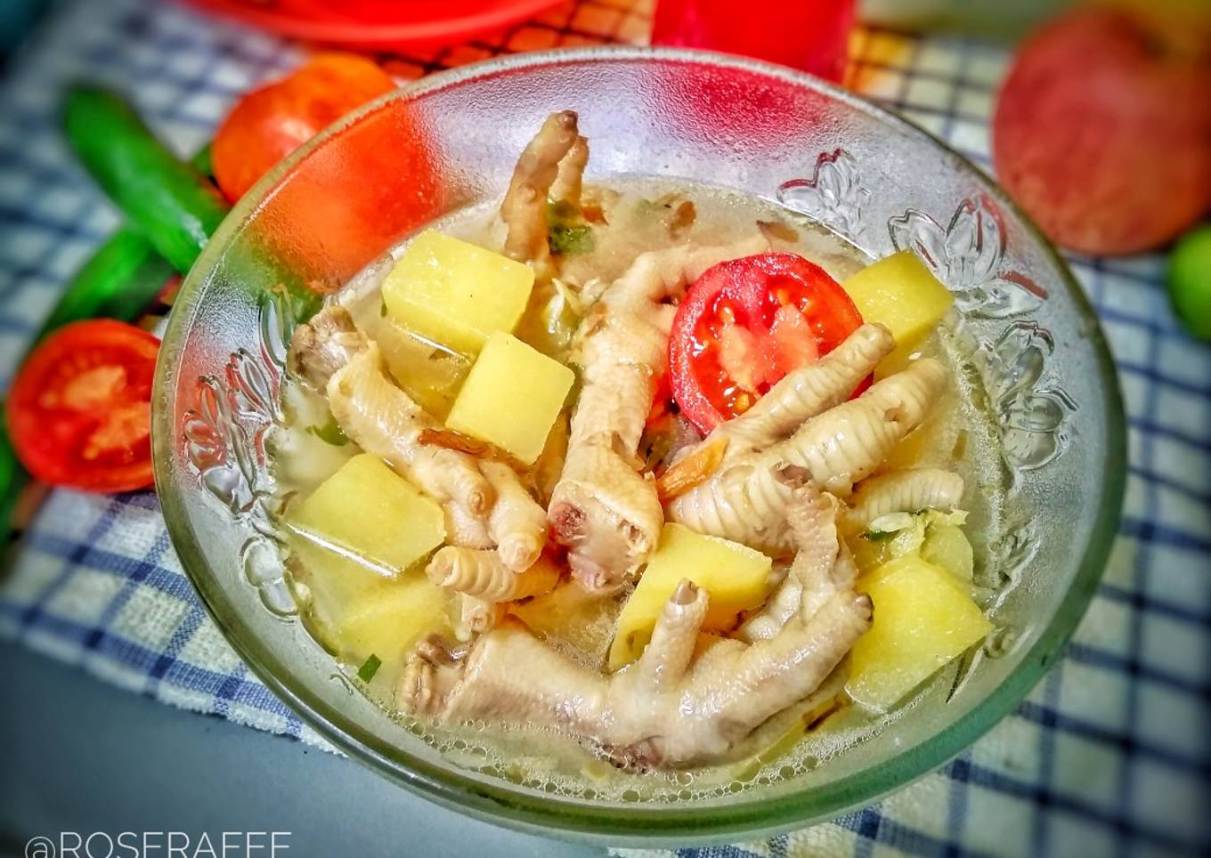 🌼 Sop ceker ayam
