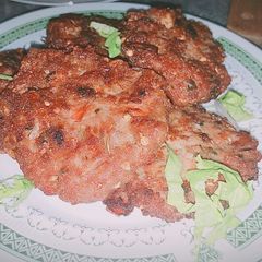 A picture of Kachai qeemai kai kabab.