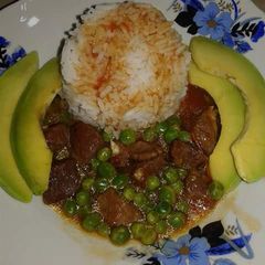 A picture of Rice n beef stew #myricedishcontest.