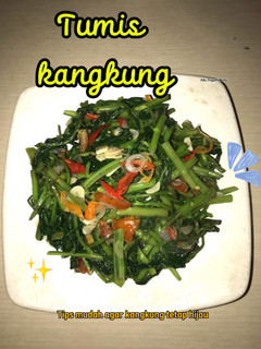 Foto resep Tumis kangkung & Tempe garet
