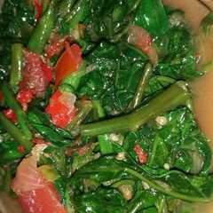 รูปของ Tumis kangkung belacan enak