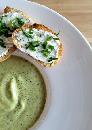Une photo de ※ Velouté de courgettes ※