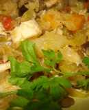 Овощное рагу с курицей