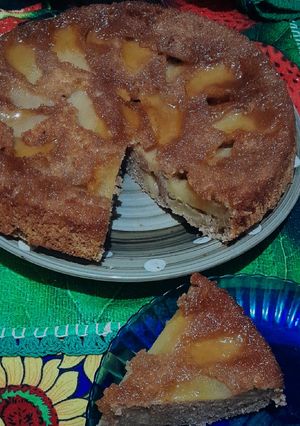 Una foto de Torta Integral Invertida de Manzanas