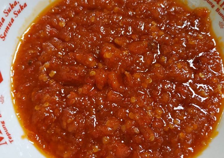 Sambal pedas manis ala mami Dava