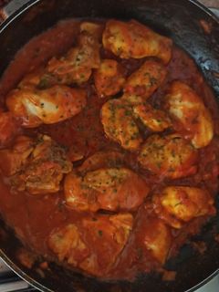 Una foto de Pollo al curry con verduras