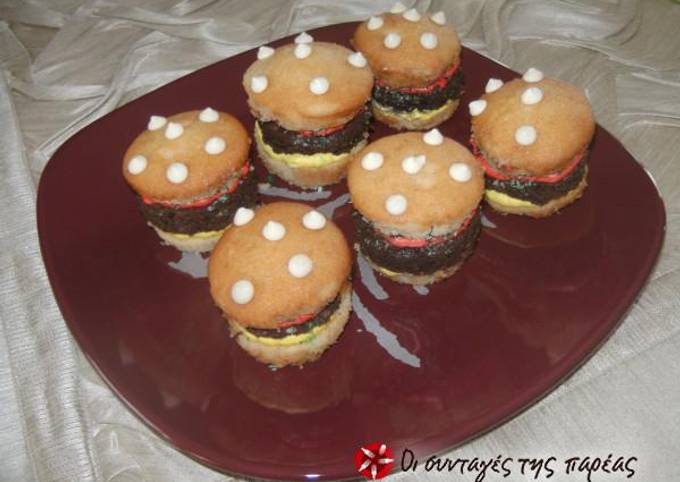 κύρια φωτογραφία συνταγής Cupcakes cheeseburger