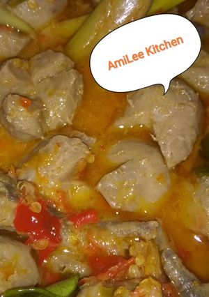 Foto resep Ceker Baso Bumbu Mercon simple