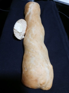 A picture of Pan Cubano / Cuban Loaf Bread.