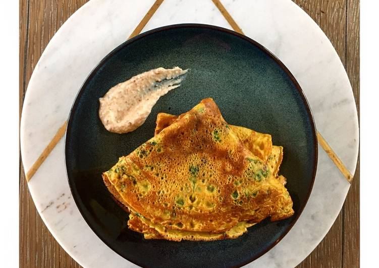 #vegan and #glutenfree #savoury #fenugreek (#methi) #pancakes