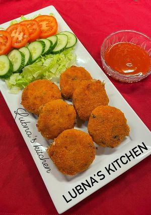 A picture of Chicken and Potato Cutlets:.