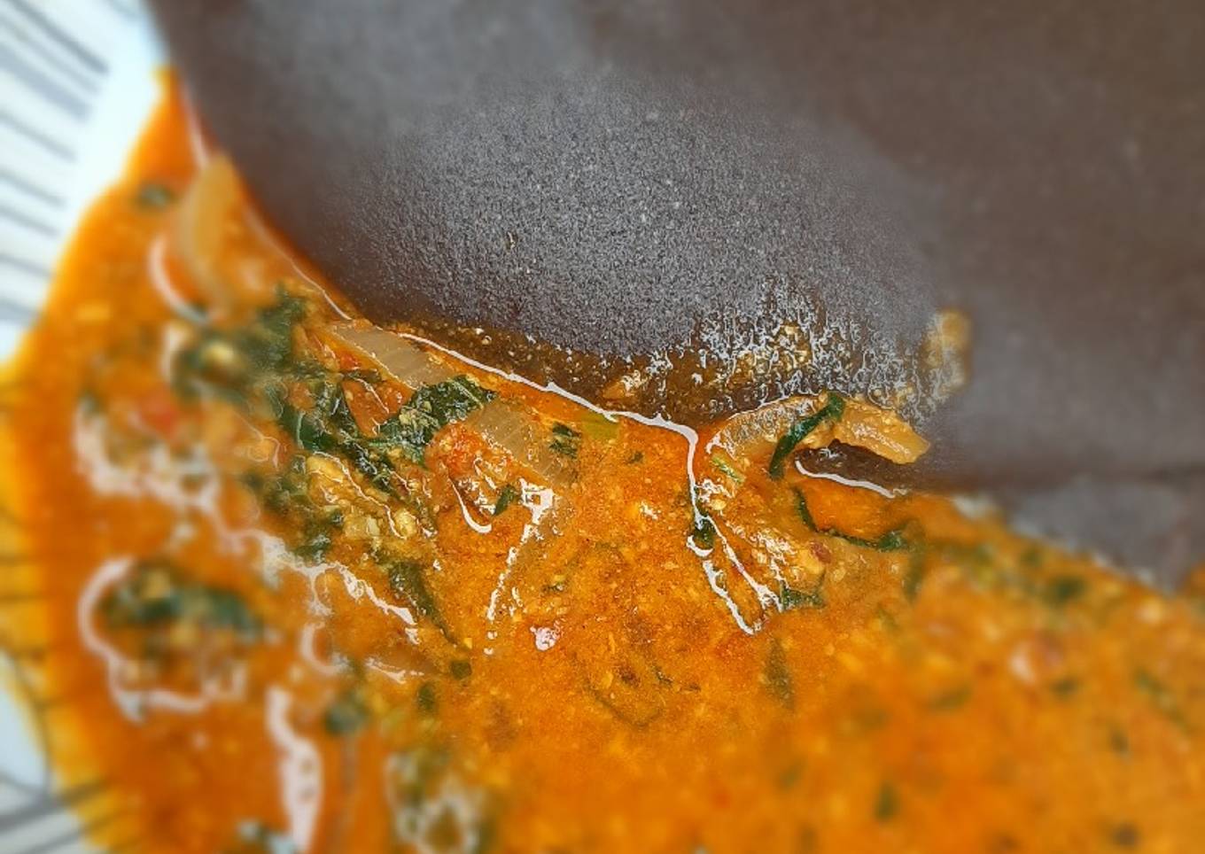 Amala with egusi soup