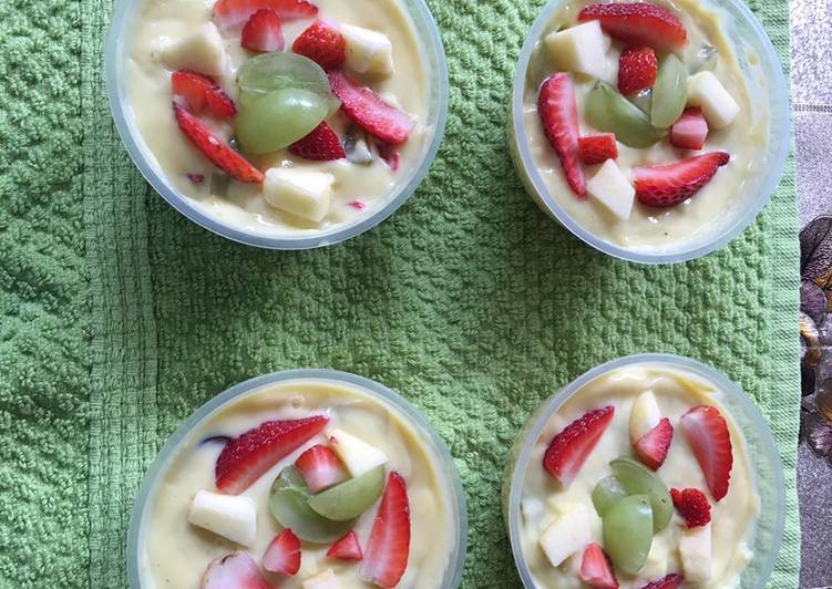 ‘Lockdown Fruity Custard ‘