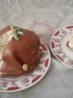 عکسی از دستور مینی کیک پرتقالی با رو کش لواشک