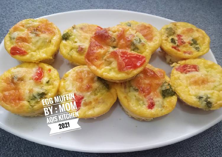 Resep Unik Egg Muffin (Camilan Sehat) Enak Bergizi