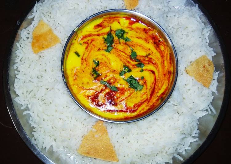 Steps to Prepare Homemade Boondi kadhi