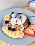 Banana Oat Pancakes (Eat Clean Breakfast)